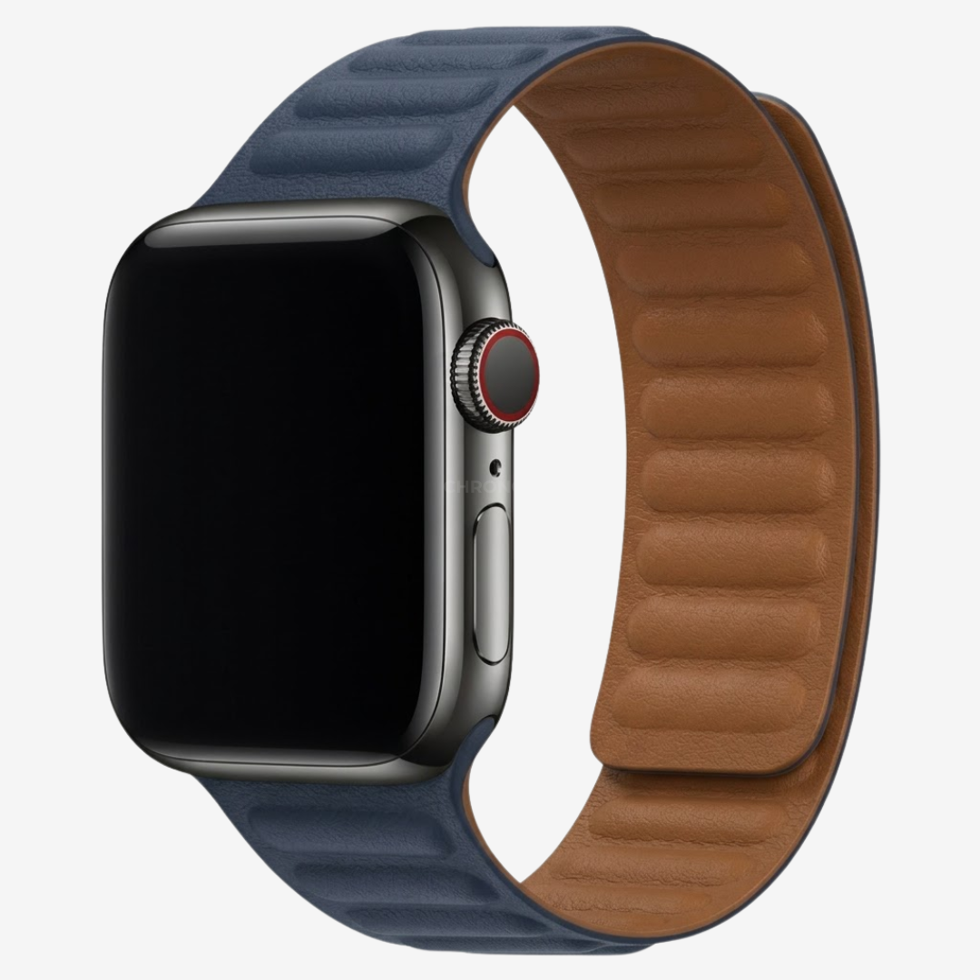Apple Watch Band - Silicone Link Band - Vista Dark Blue / 38MM / 40MM / 41MM / 42MM-S10/S11 - Watch Band