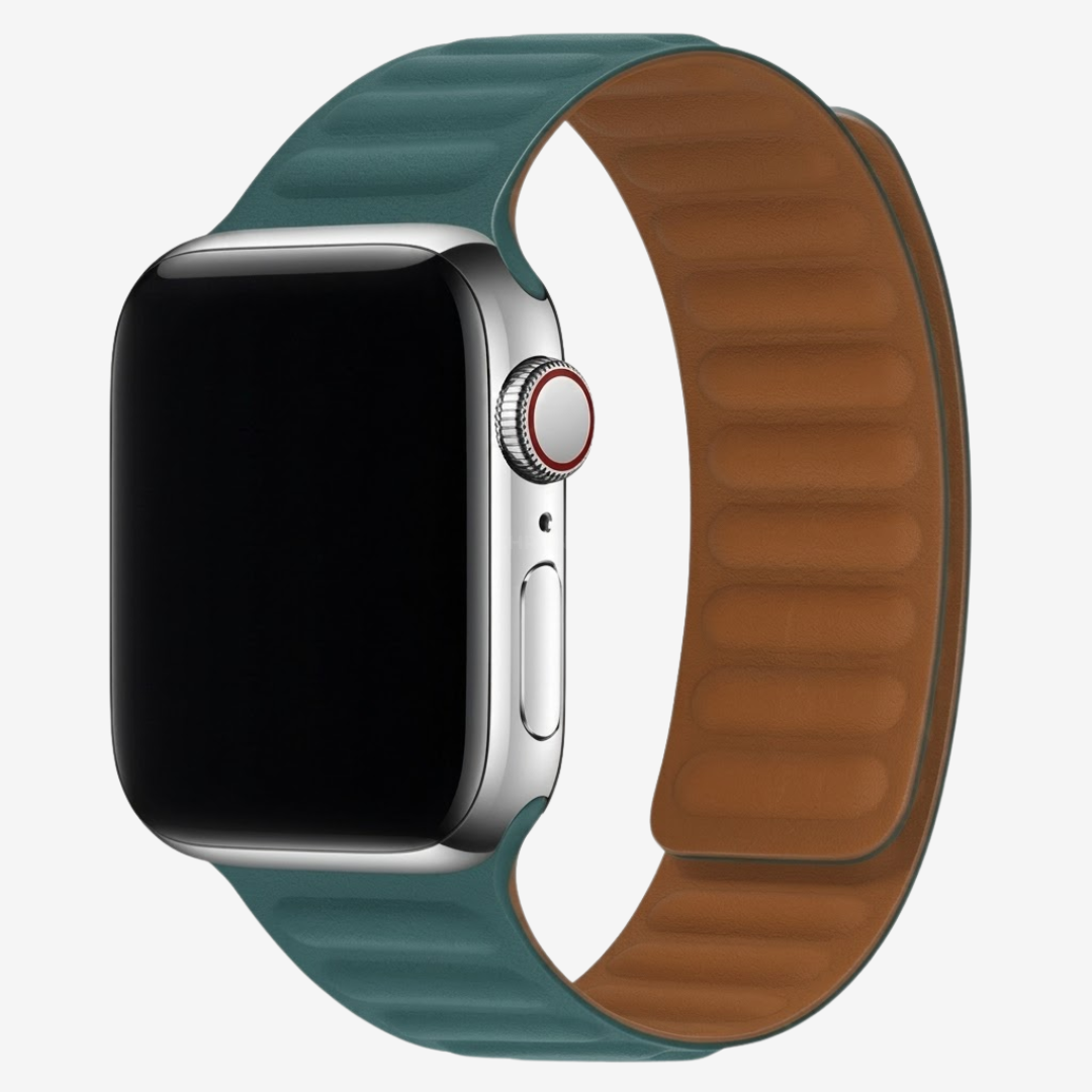 Apple Watch Band - Silicone Link Band - Vista Green / 38MM / 40MM / 41MM / 42MM-S10/S11 - Watch Band