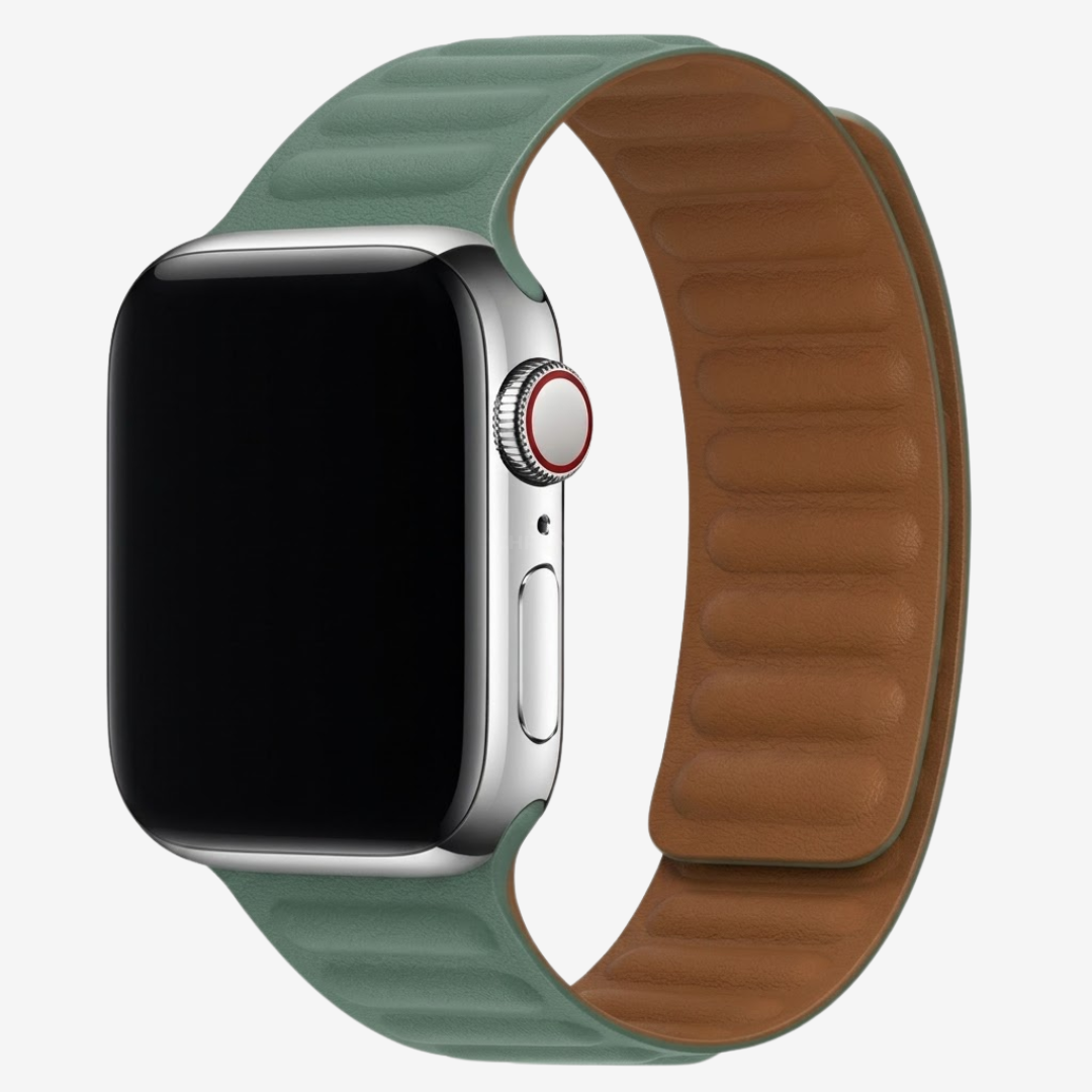 Apple Watch Band - Silicone Link Band - Vista Pine Green / 38MM / 40MM / 41MM / 42MM-S10/S11 - Watch Band