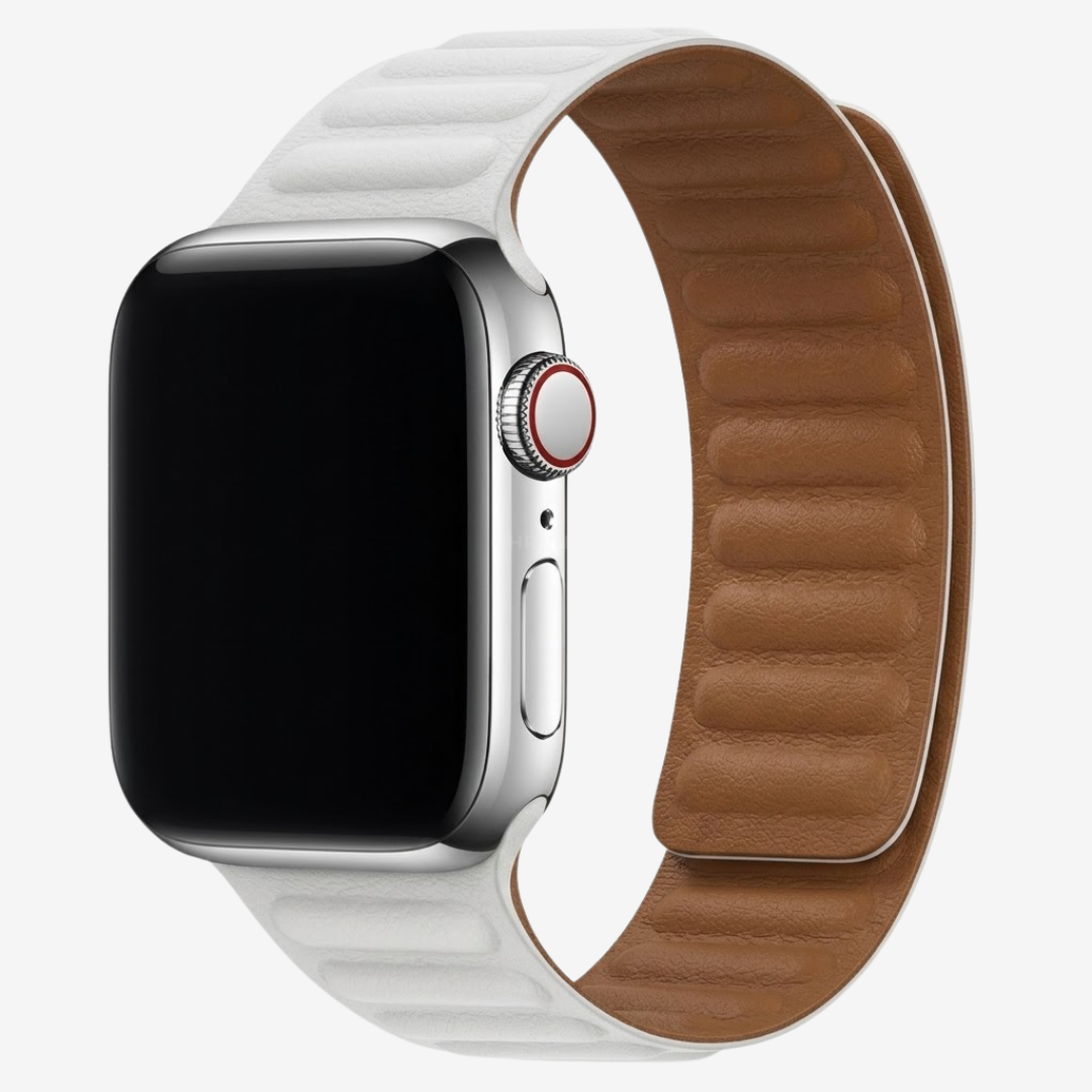 Apple Watch Band - Silicone Link Band - Vista White / 38MM / 40MM / 41MM / 42MM-S10/S11 - Watch Band