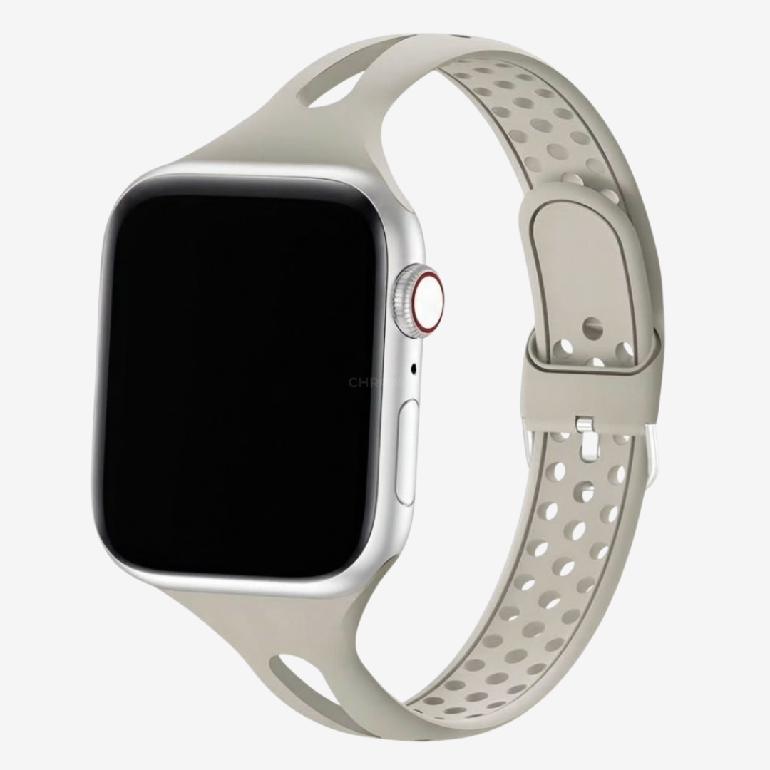 Apple Watch Band - Slim Silicone Band - Gray / 38MM / 40MM / 41MM / 42MM-S10/S11 - Watch Band
