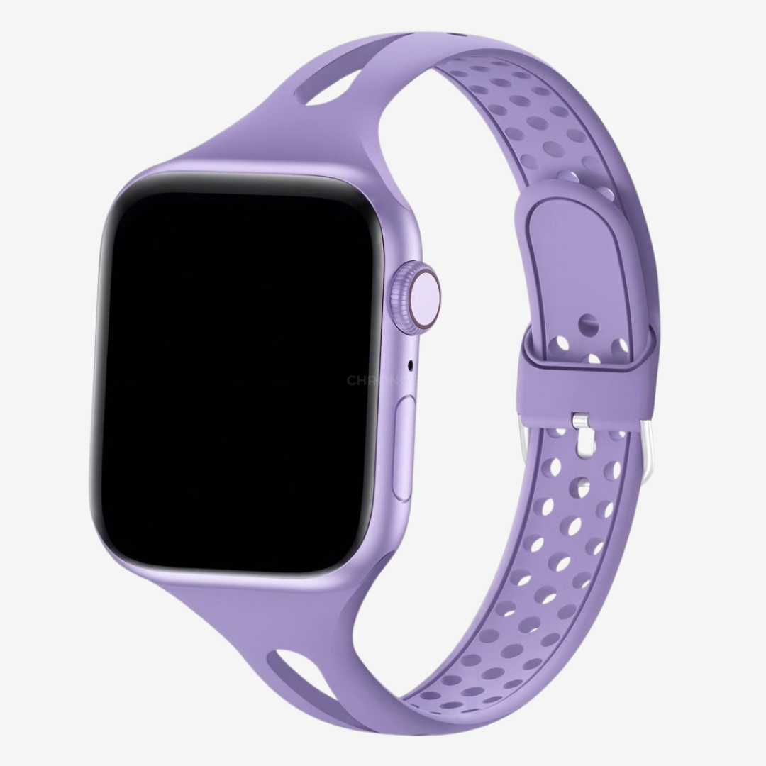 Apple Watch Band - Slim Silicone Band - Light Purple / 38MM / 40MM / 41MM / 42MM-S10/S11 - Watch Band