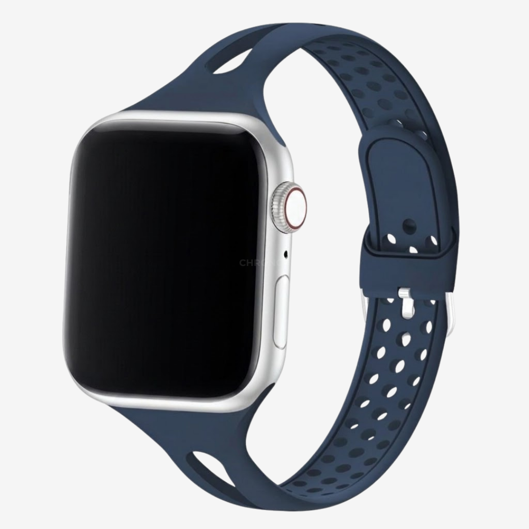 Apple Watch Band - Slim Silicone Band - Midnight Blue / 38MM / 40MM / 41MM / 42MM-S10/S11 - Watch Band