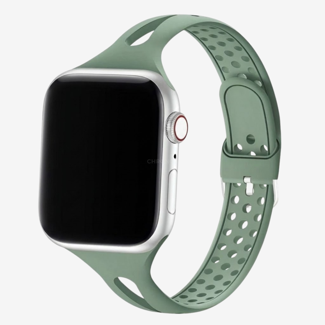 Apple Watch Band - Slim Silicone Band - Pine Green / 38MM / 40MM / 41MM / 42MM-S10/S11 - Watch Band