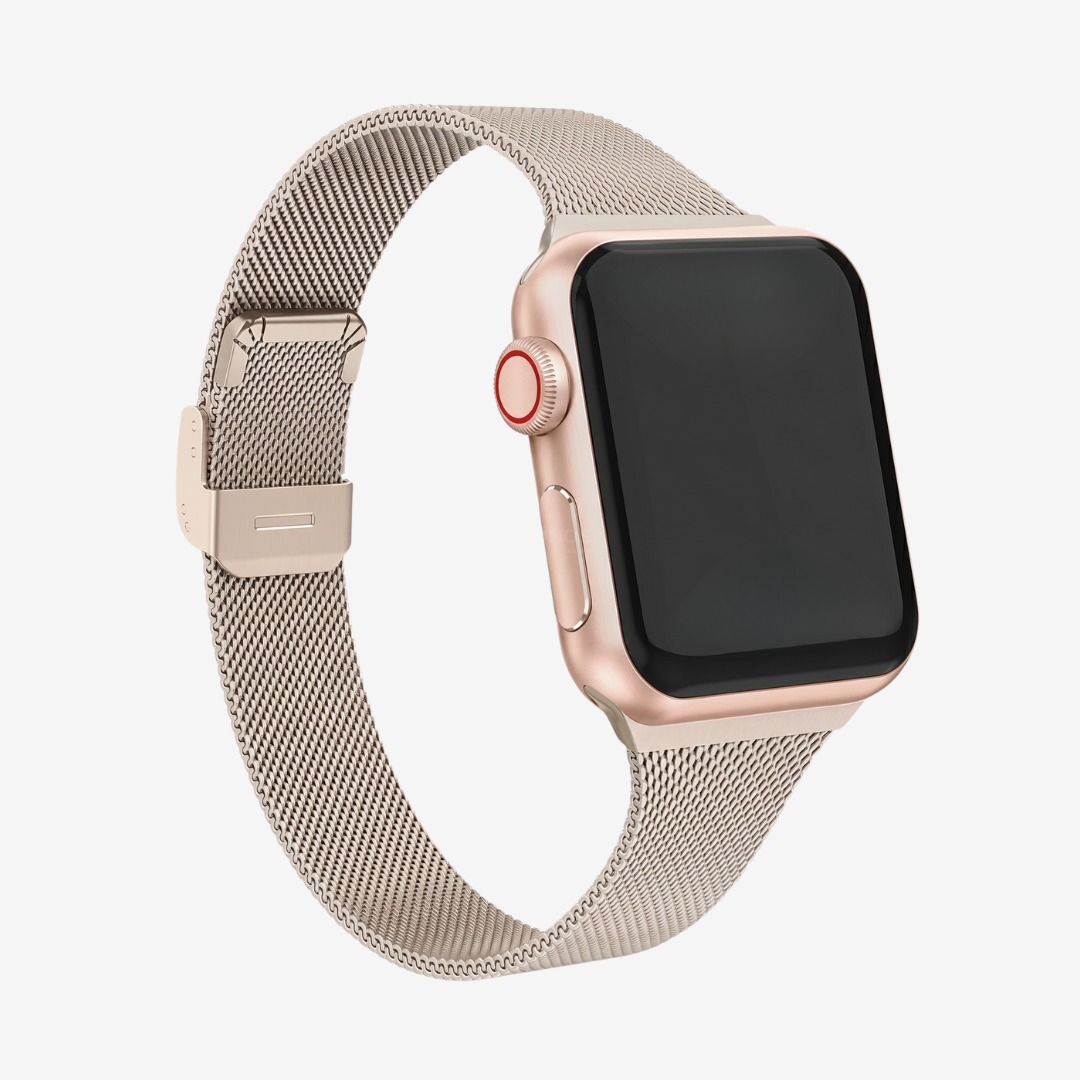 Apple Watch Band - Slim Stainless Steel Band - Champagne Gold / 38mm - Watch Band