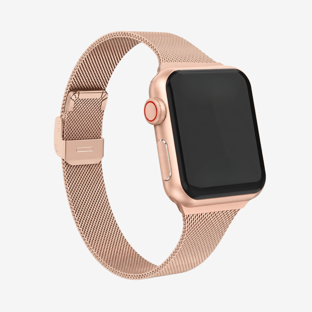 Apple Watch Band - Slim Stainless Steel Band - Rose Gold / 38mm - Watch Band