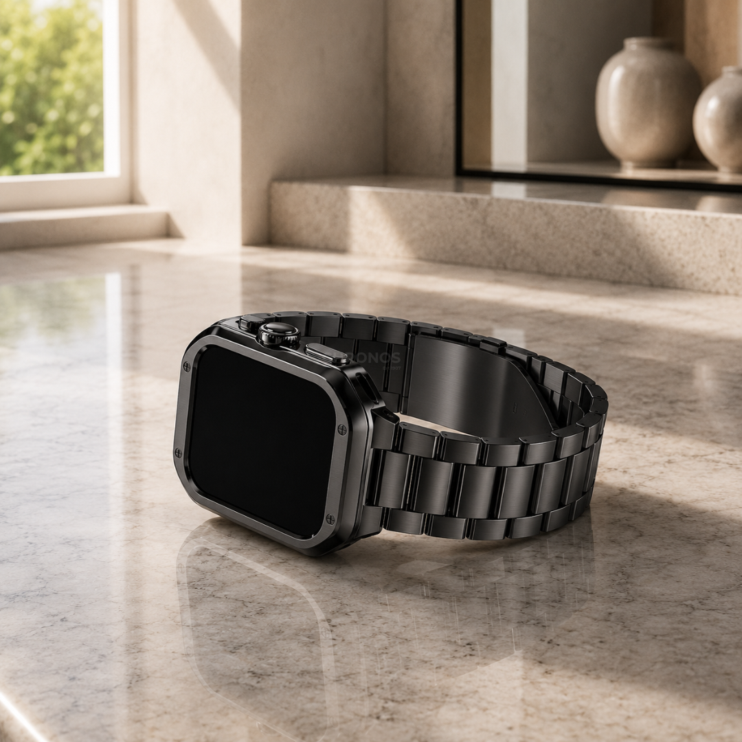 Apple Watch Band - Stainless Steel Band + Case - Watch Case