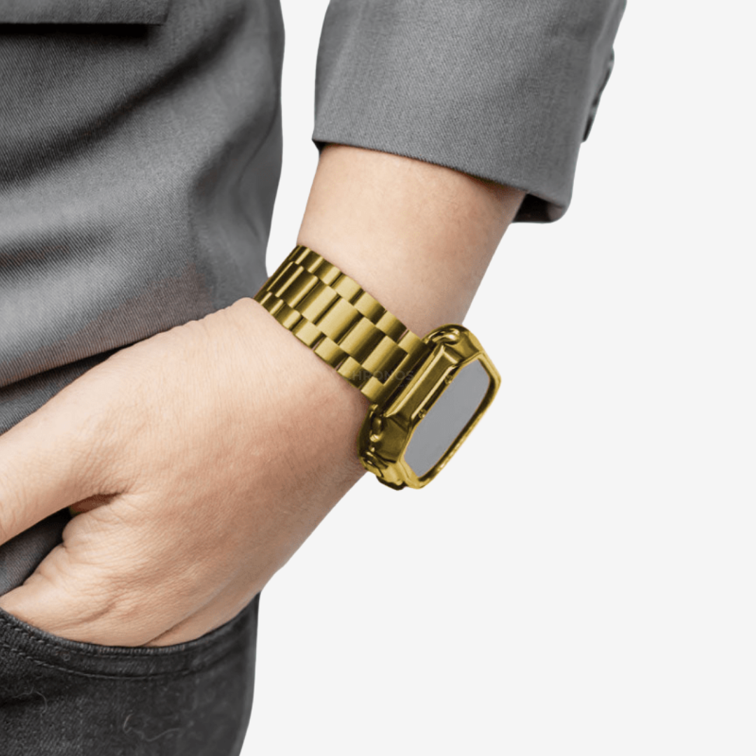 Apple Watch Band - Stainless Steel Band + Case - Watch Case