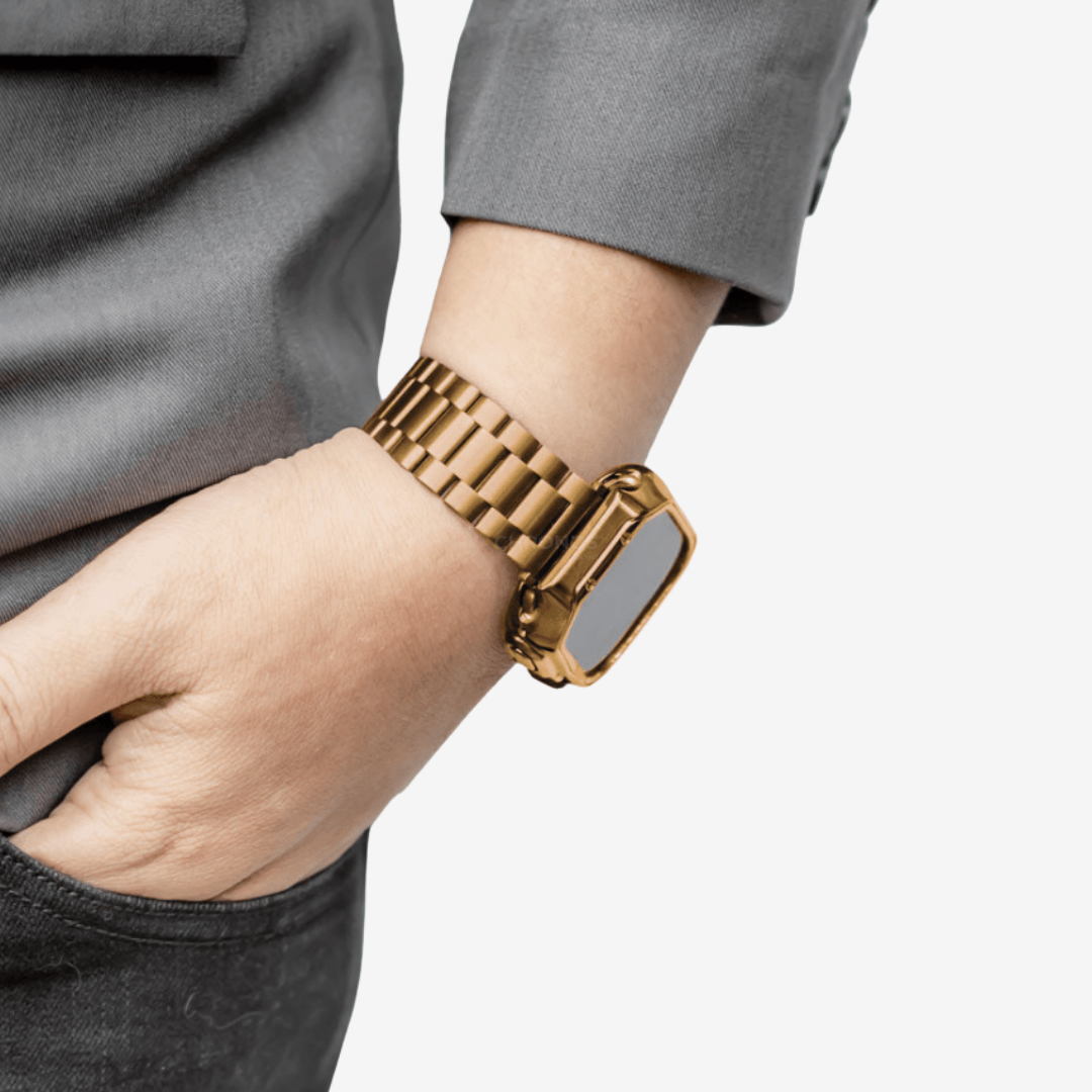Apple Watch Band - Stainless Steel Band + Case - Watch Case