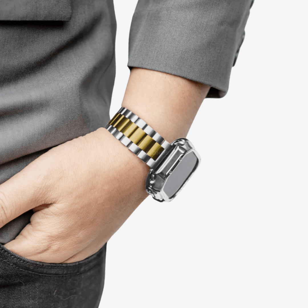 Apple Watch Band - Stainless Steel Band + Case - Watch Case
