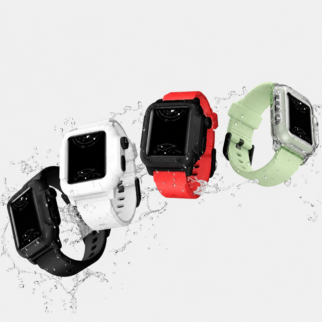 Apple Watch Band - Tactical Silicone Band + Case - Watch Case