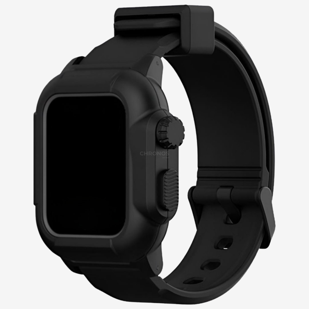 Apple Watch Band - Tactical Silicone Band + Case - Watch Case