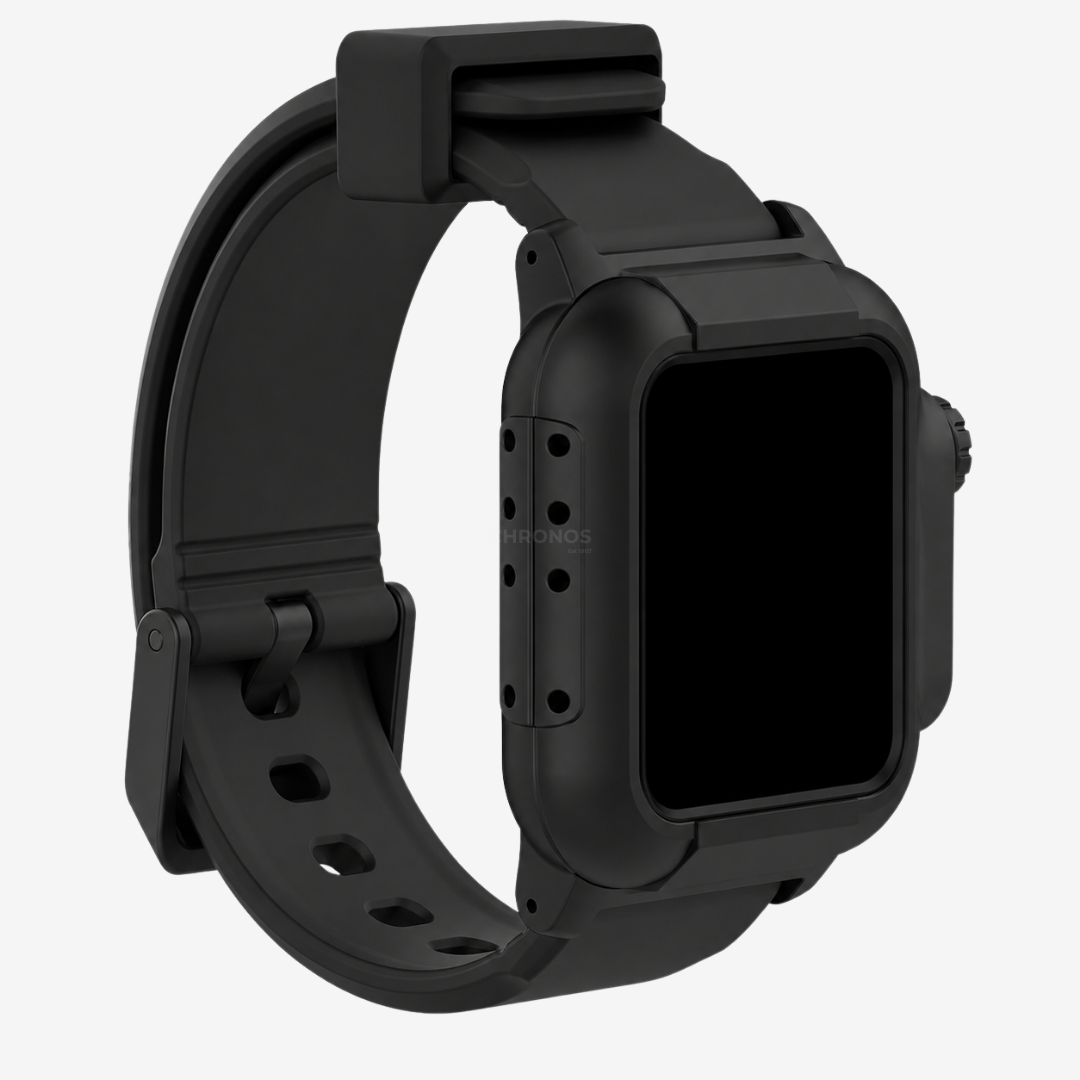 Apple Watch Band - Tactical Silicone Band + Case - Watch Case