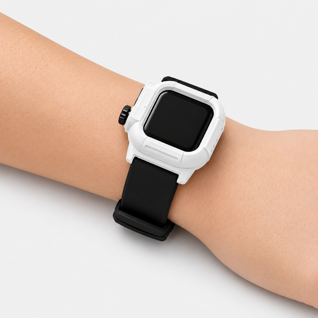 Apple Watch Band - Tactical Silicone Band + Case - Watch Case