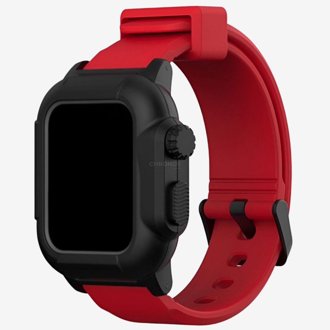 Apple Watch Band - Tactical Silicone Band + Case - Watch Case