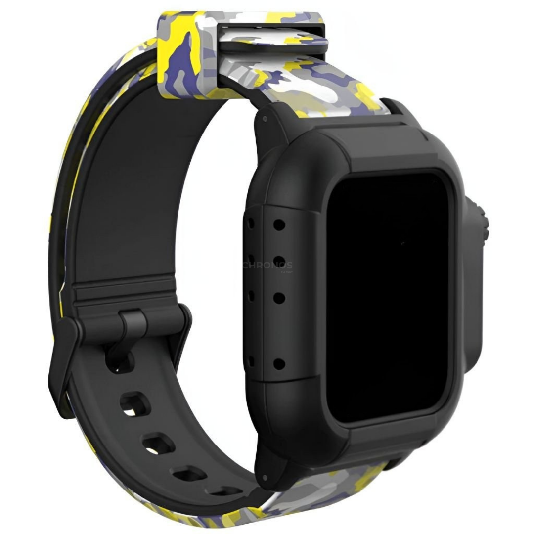 Apple Watch Band - Tactical Silicone Band + Case - Watch Case