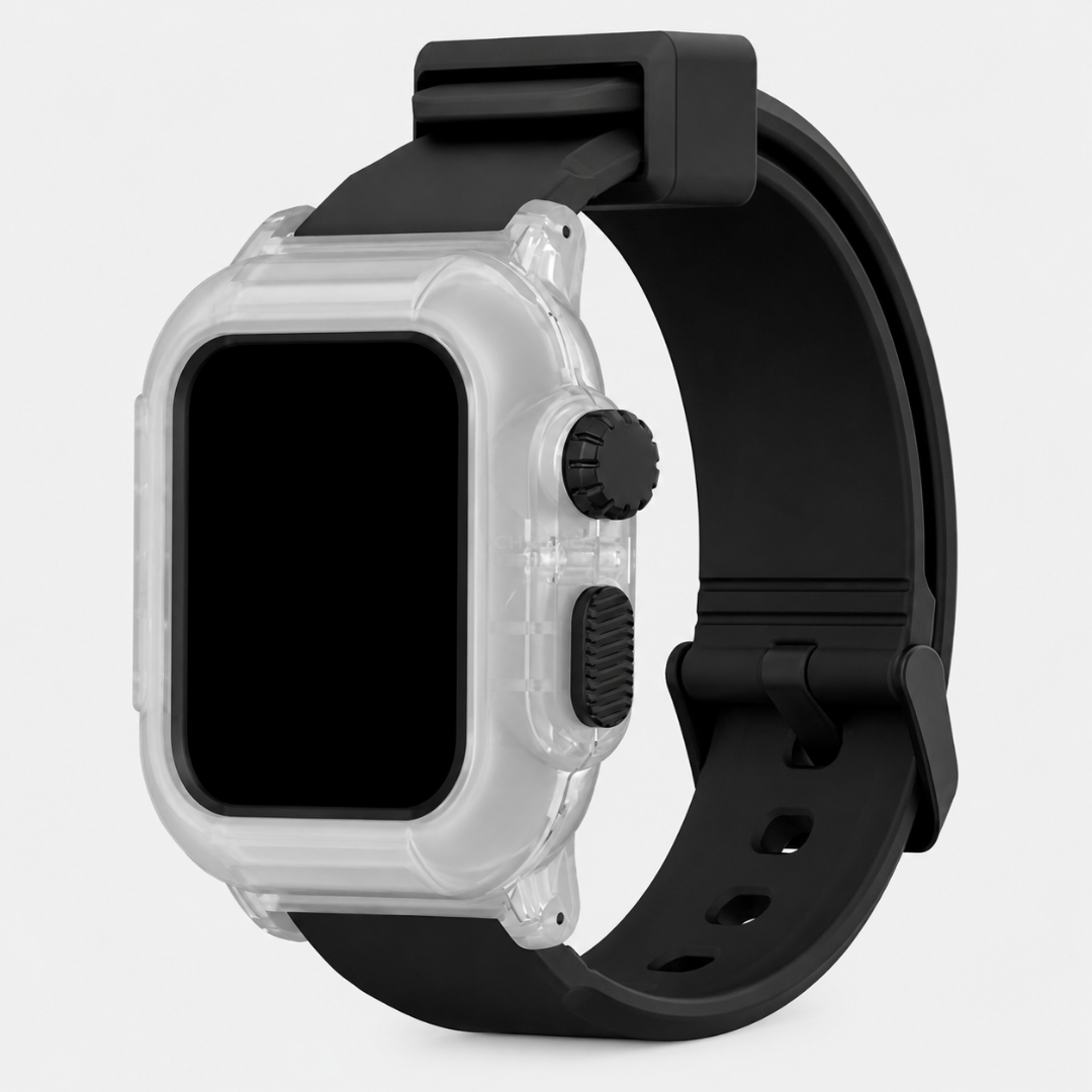 Apple Watch Band - Tactical Silicone Band + Case - Watch Case