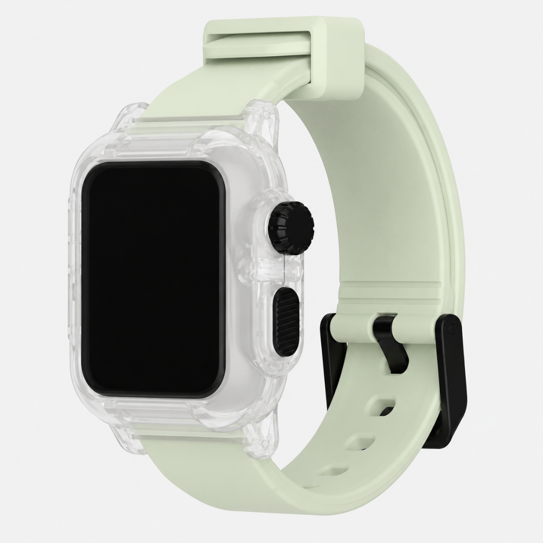 Apple Watch Band - Tactical Silicone Band + Case - Watch Case