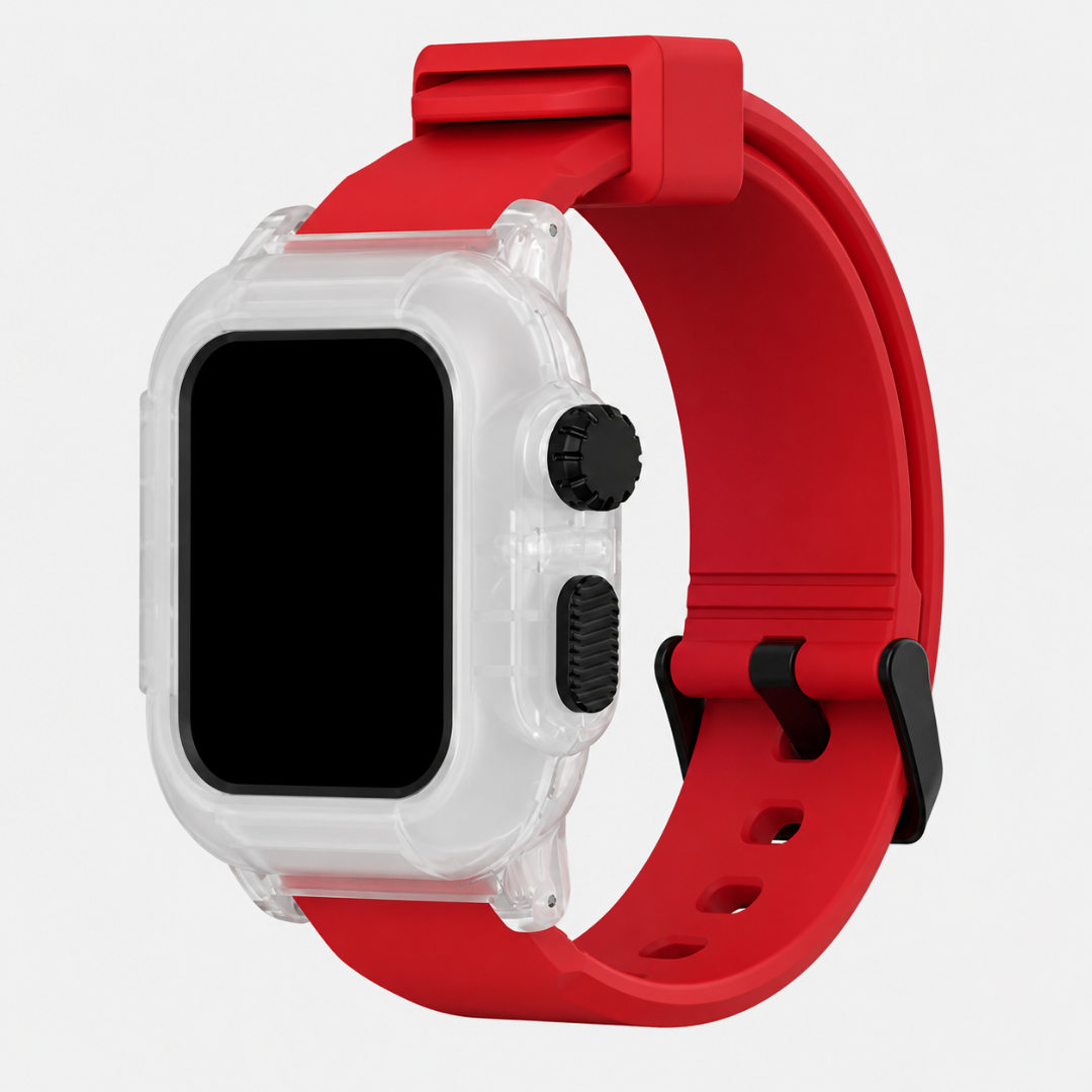Apple Watch Band - Tactical Silicone Band + Case - Watch Case