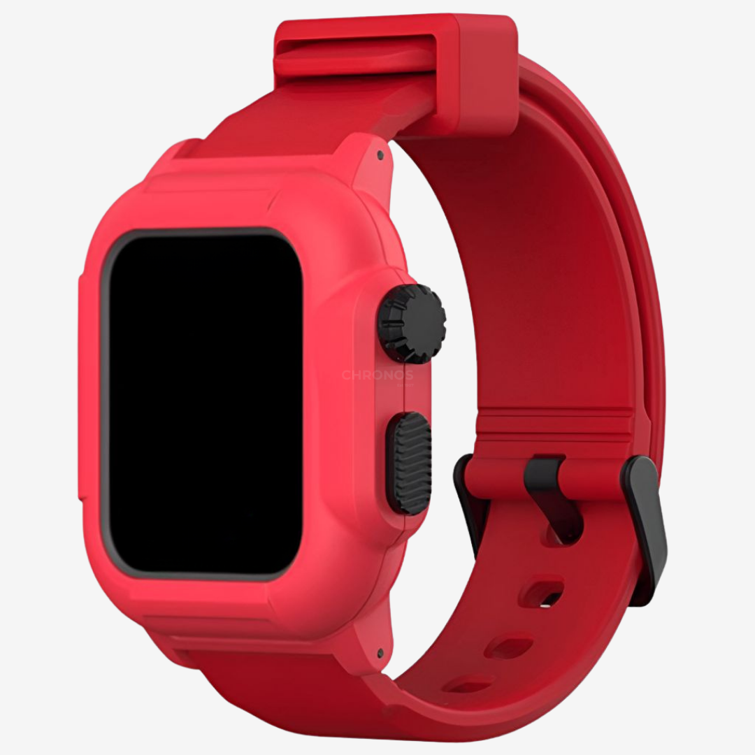 Apple Watch Band - Tactical Silicone Band + Case - Watch Case