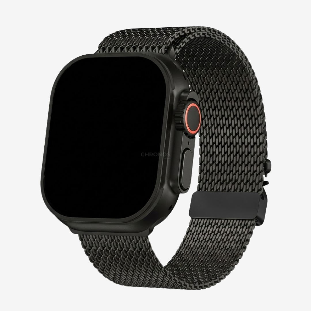 Apple Watch Band - Titanium Milanese - Black - Watch Band