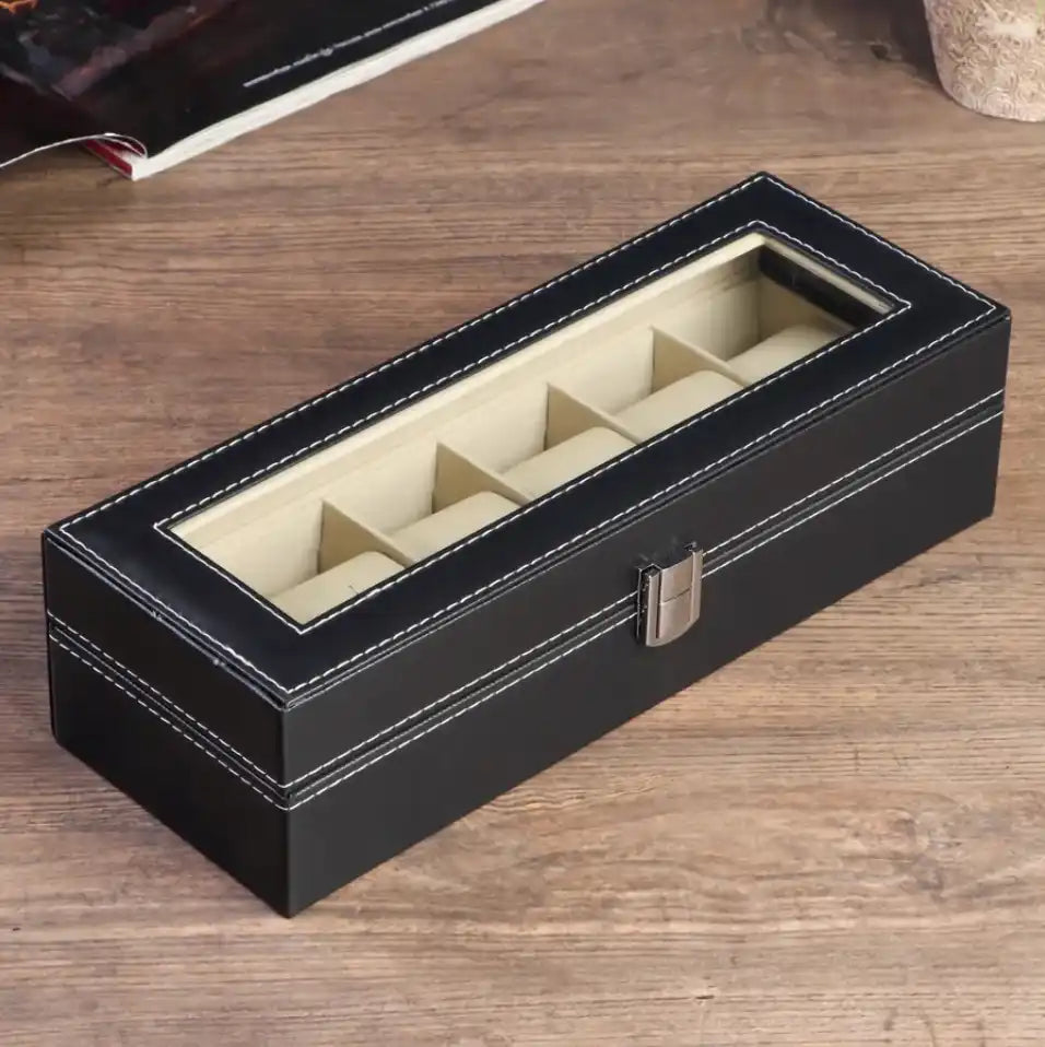 Watch Box - Timeless Leather 6 Slots - Watch Box