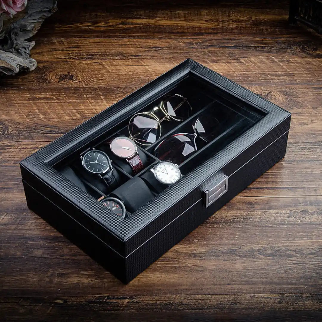 Watch Box - Glasses - 6 slots - Boîte à Montre
