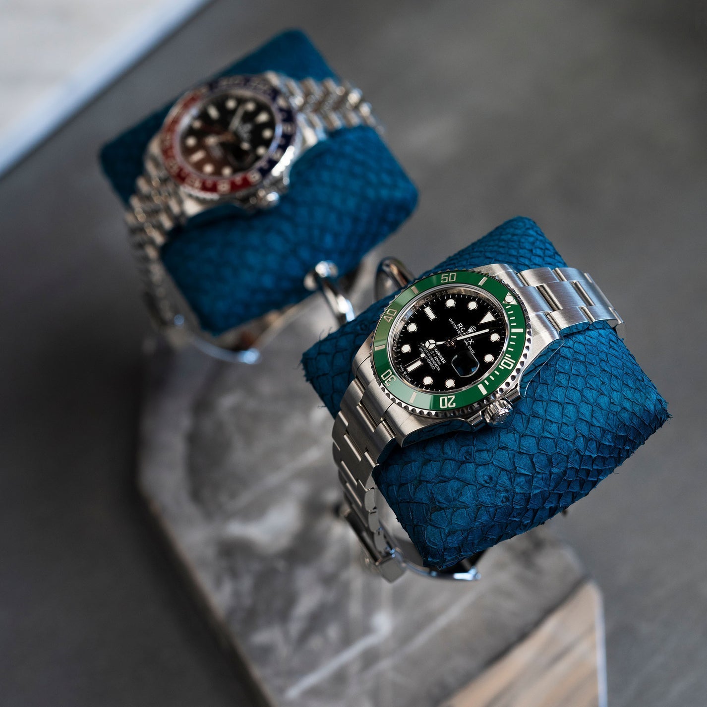Cerulean Watch Stand - Double Cushion - WATCH STAND