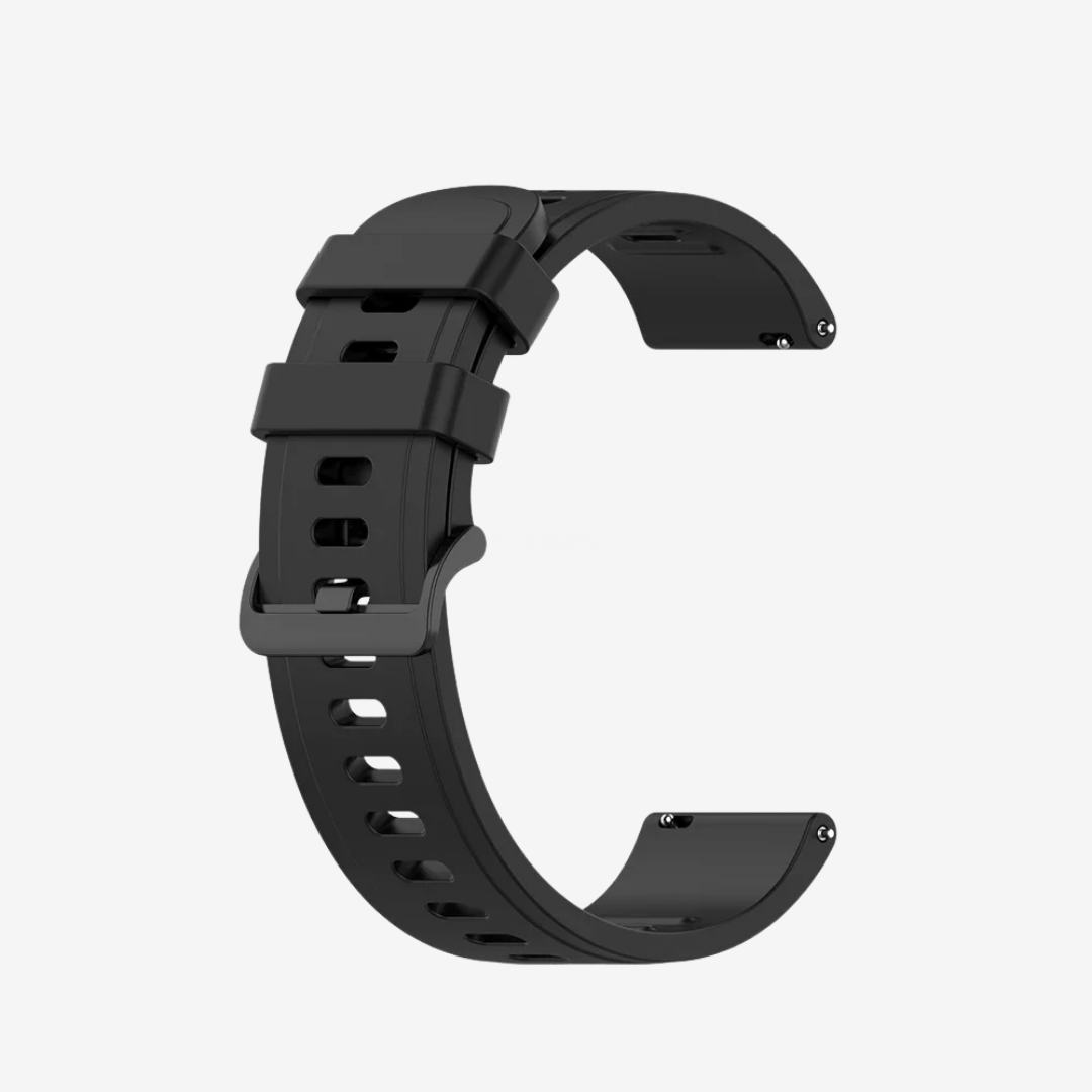 Coros Watch Band - Active Silicone - Black - Watch Band