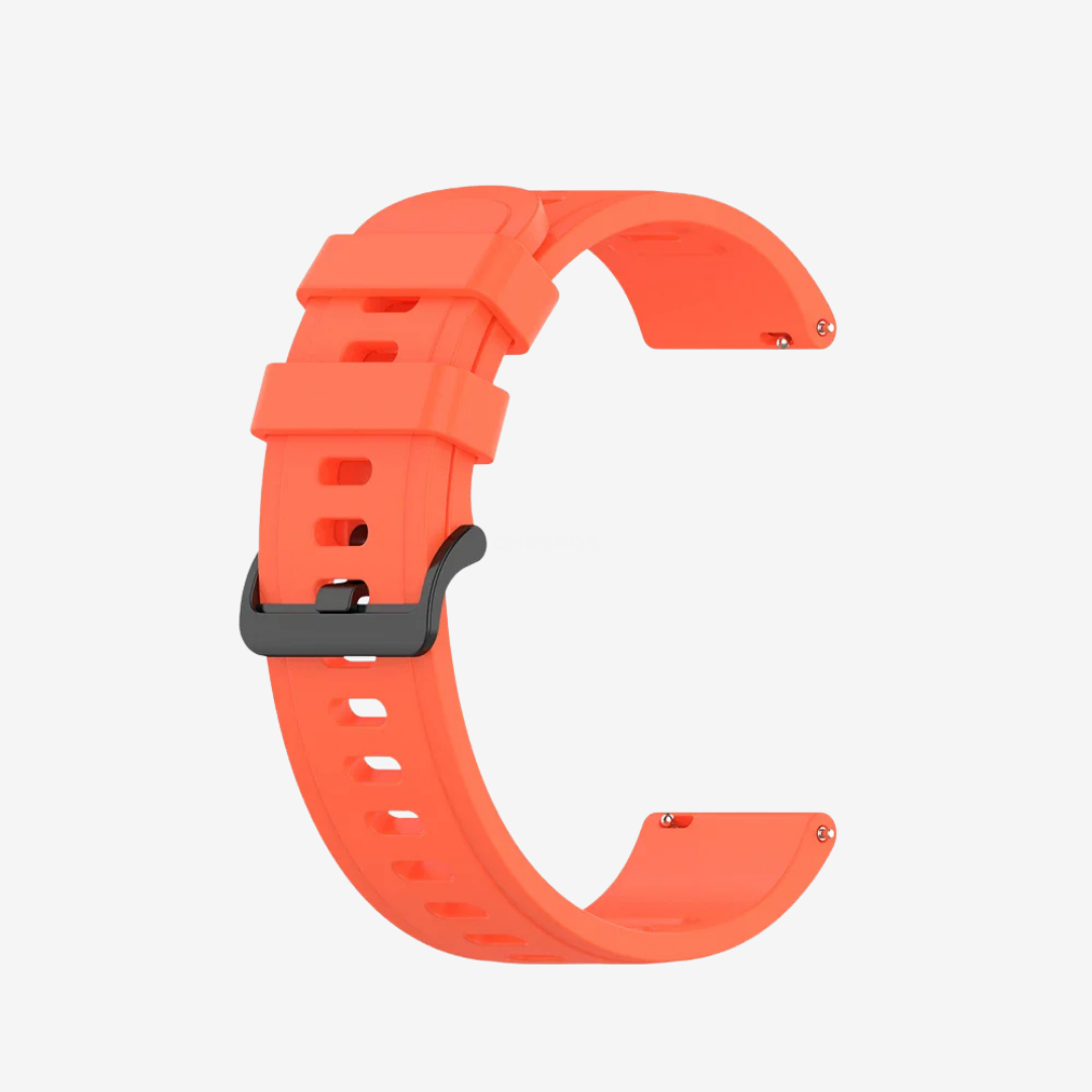 Coros Watch Band - Active Silicone - Orange Red - Watch Band