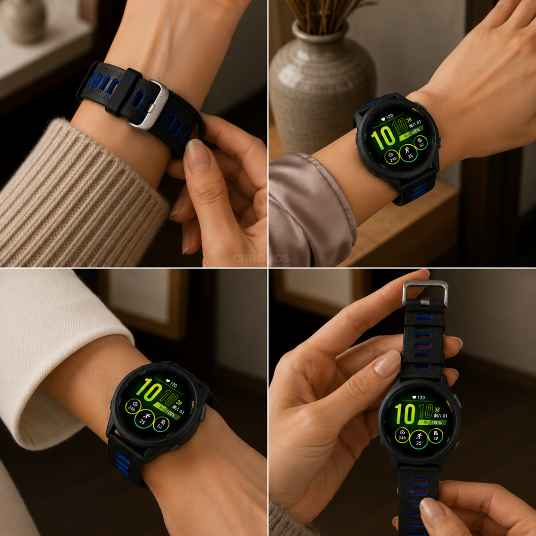 Coros Watch Band - Adjustable Silicone - Watch Band