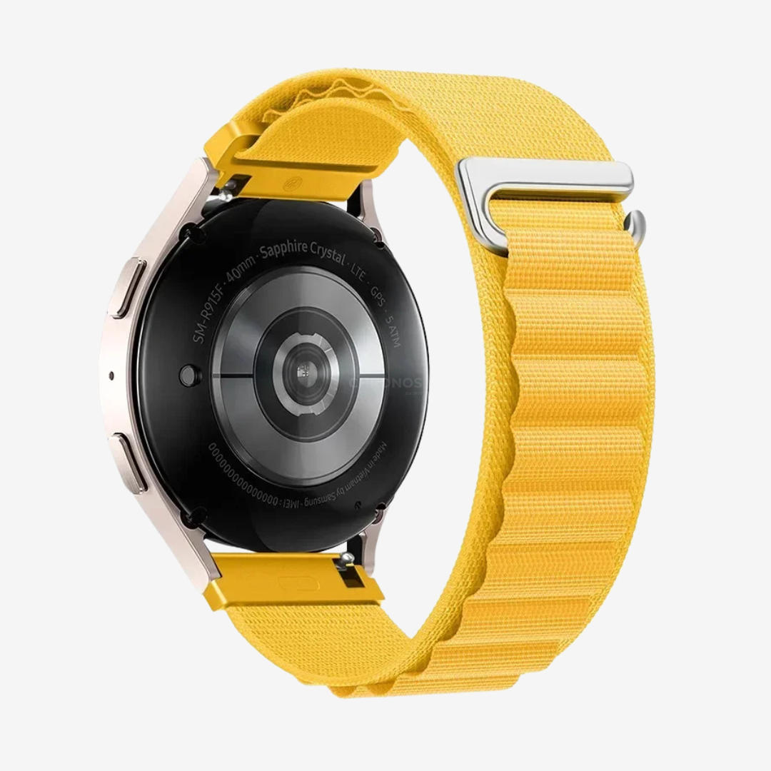 Coros Watch Band - Alpine Loop Nylon - Yellow - Watch Band