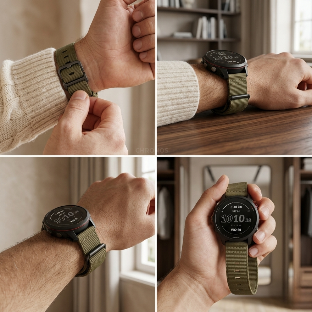 Coros Watch Band - Braided Nylon - Watch Band