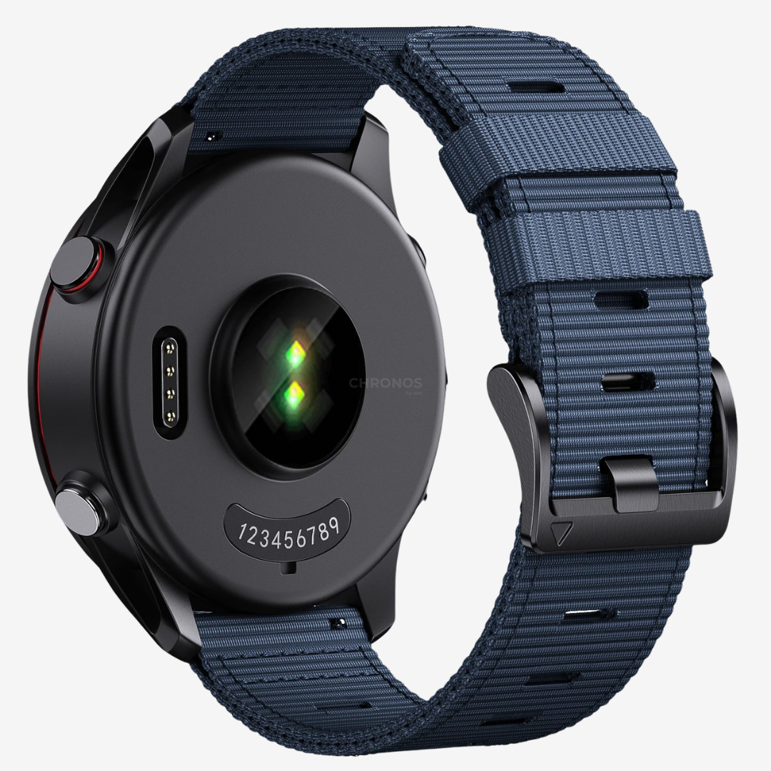Coros Watch Band - Braided Nylon - Dark Blue - Watch Band