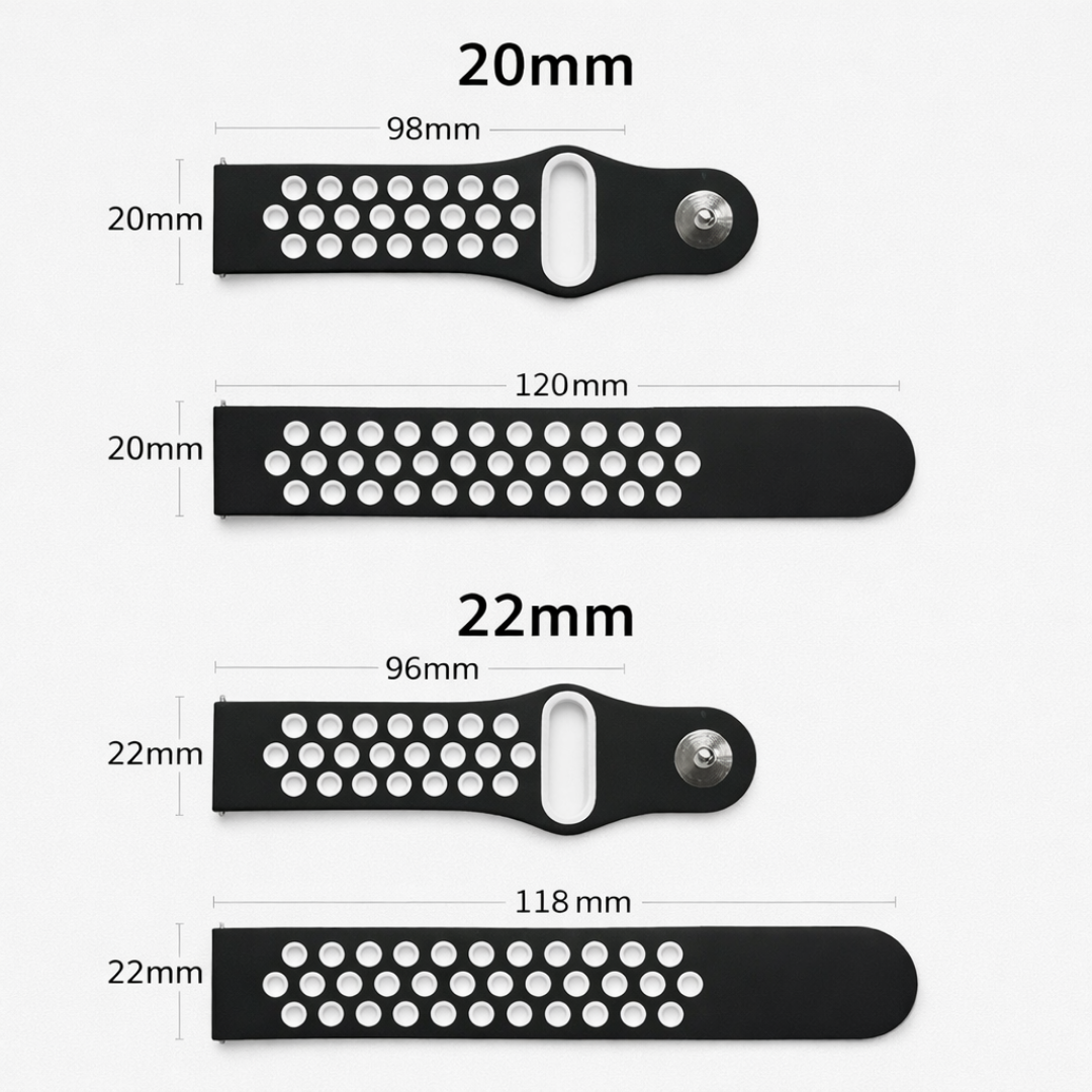 Coros Watch Band - Breathable Silicone - Watch Band