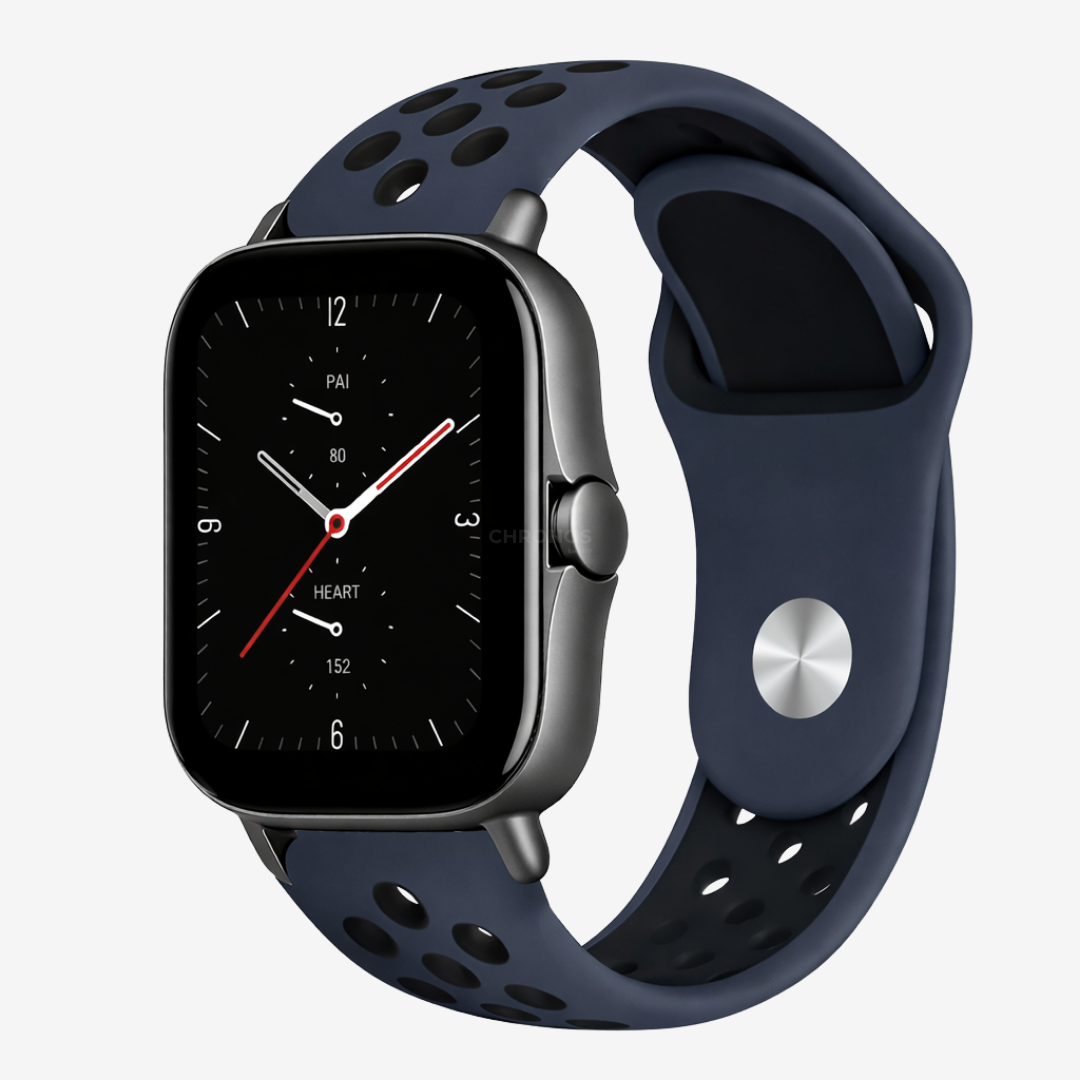 Coros Watch Band - Breathable Silicone - Navy Black - Watch Band