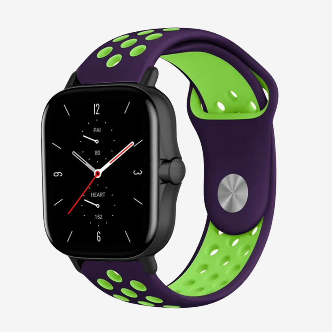 Coros Watch Band - Breathable Silicone - Violet Neon - Watch Band