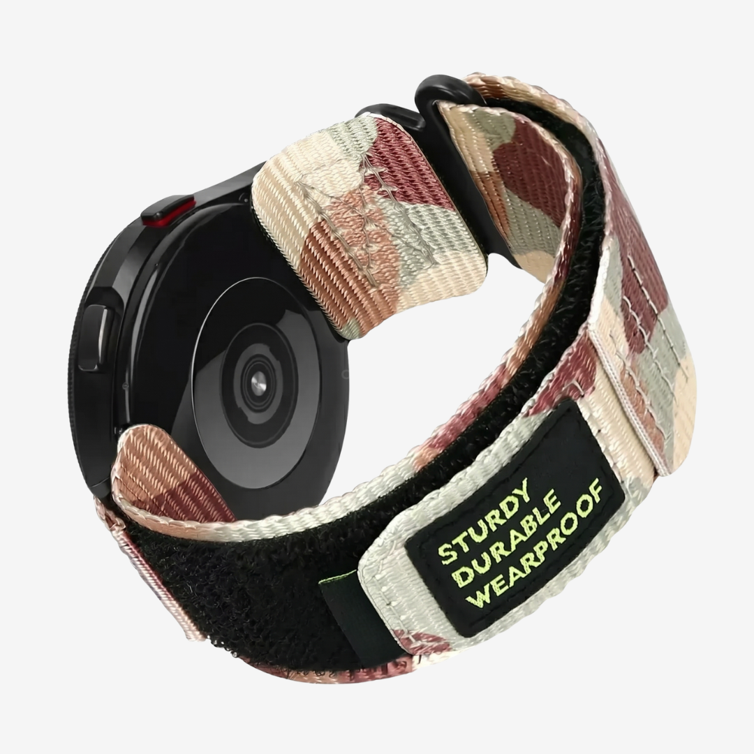 Coros Watch Band - Camouflage Nylon - Desert Camouflage - Watch Band