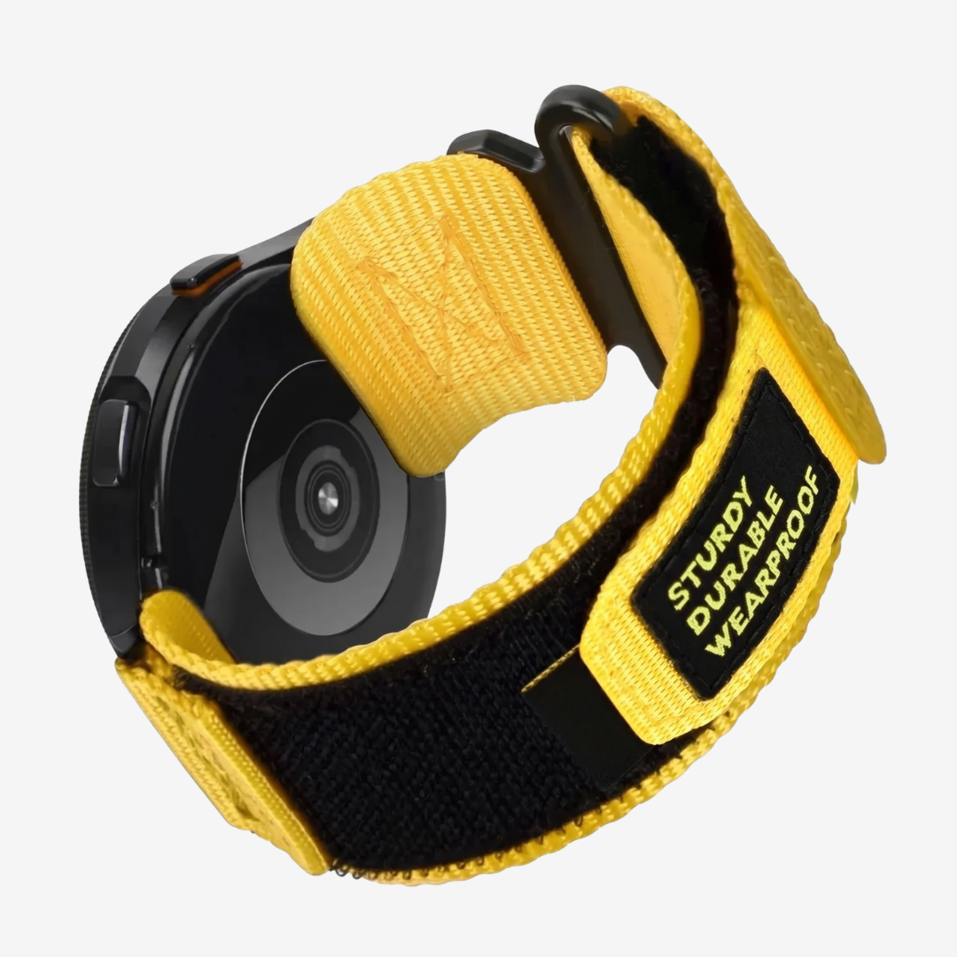 Coros Watch Band - Camouflage Nylon - Yellow - Watch Band
