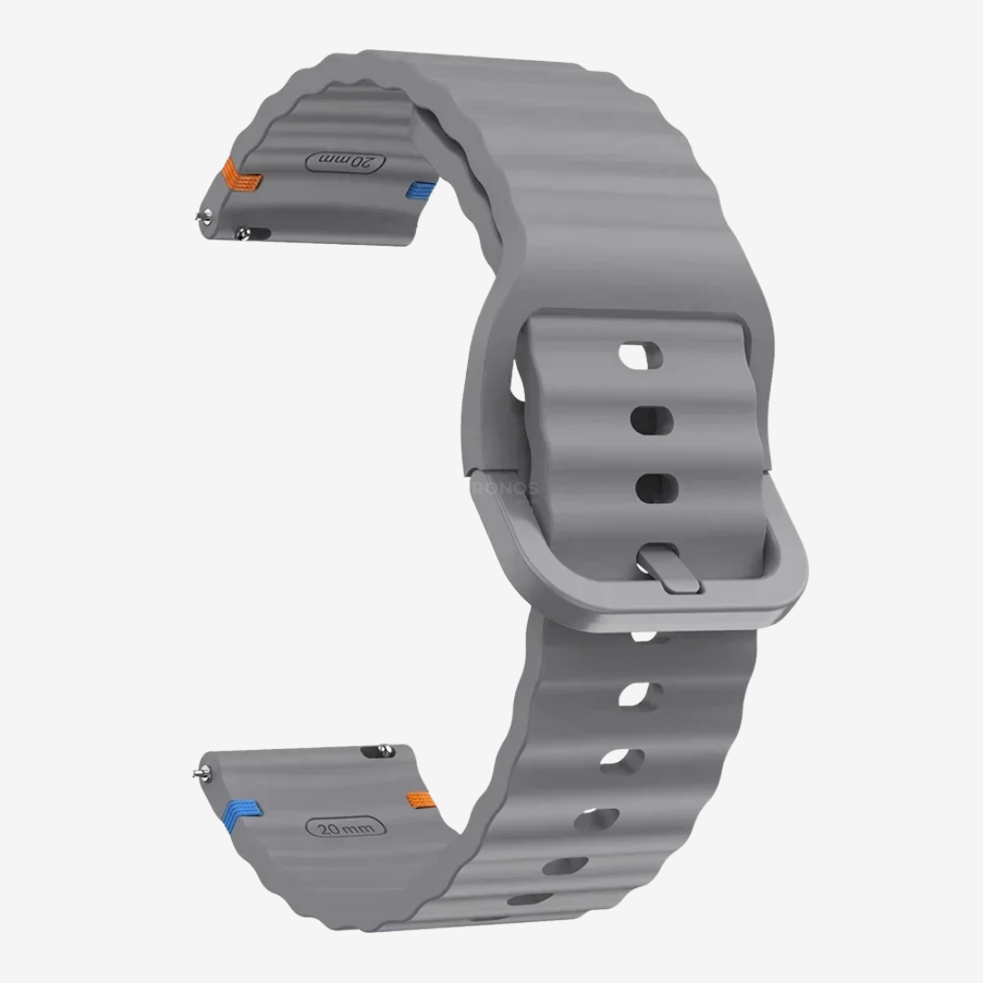 Coros Watch Band - Classic Silicone - Grey - Watch Band