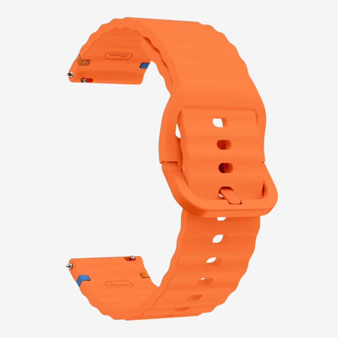 Coros Watch Band - Classic Silicone - Orange - Watch Band