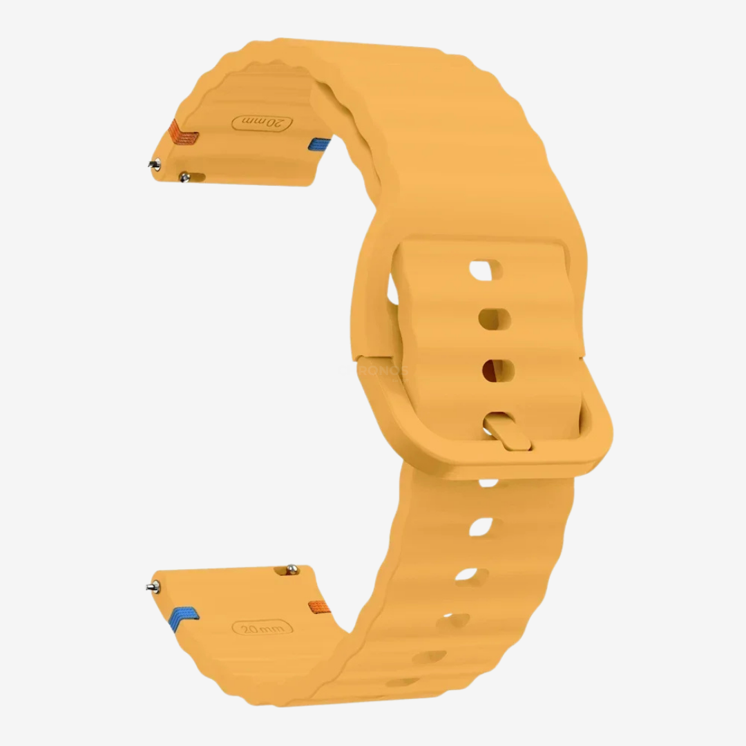 Coros Watch Band - Classic Silicone - Yellow - Watch Band
