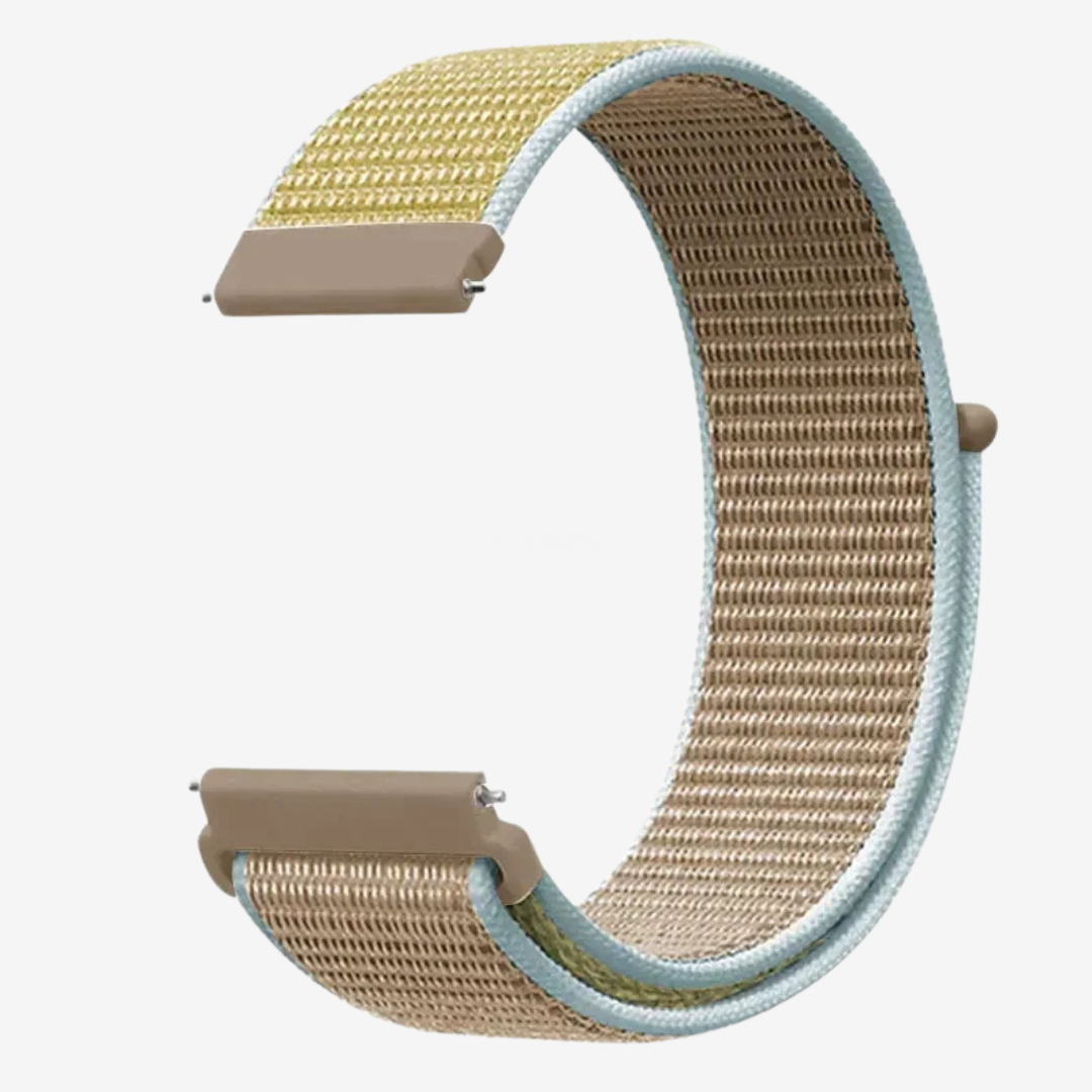 Coros Watch Band - Comfort Nylon Loop - Beige - Watch Band