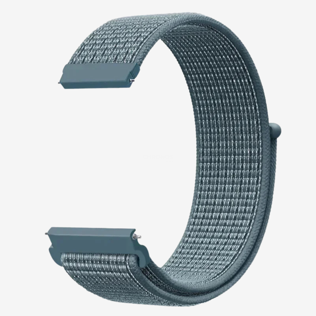 Coros Watch Band - Comfort Nylon Loop - Blue Gray - Watch Band