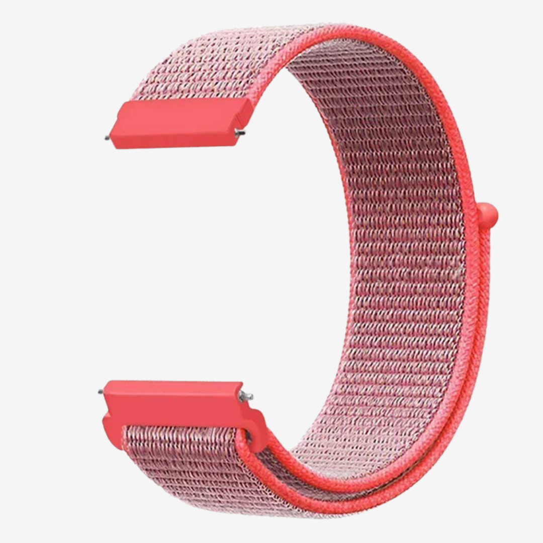 Coros Watch Band - Comfort Nylon Loop - Blush 2 - Watch Band
