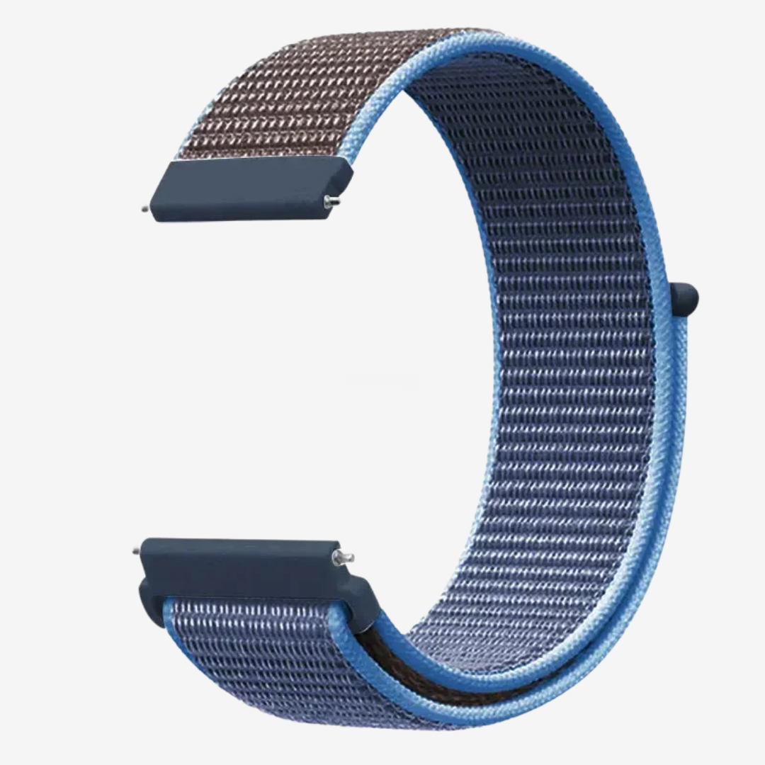 Coros Watch Band - Comfort Nylon Loop - Dark Blue 1 - Watch Band