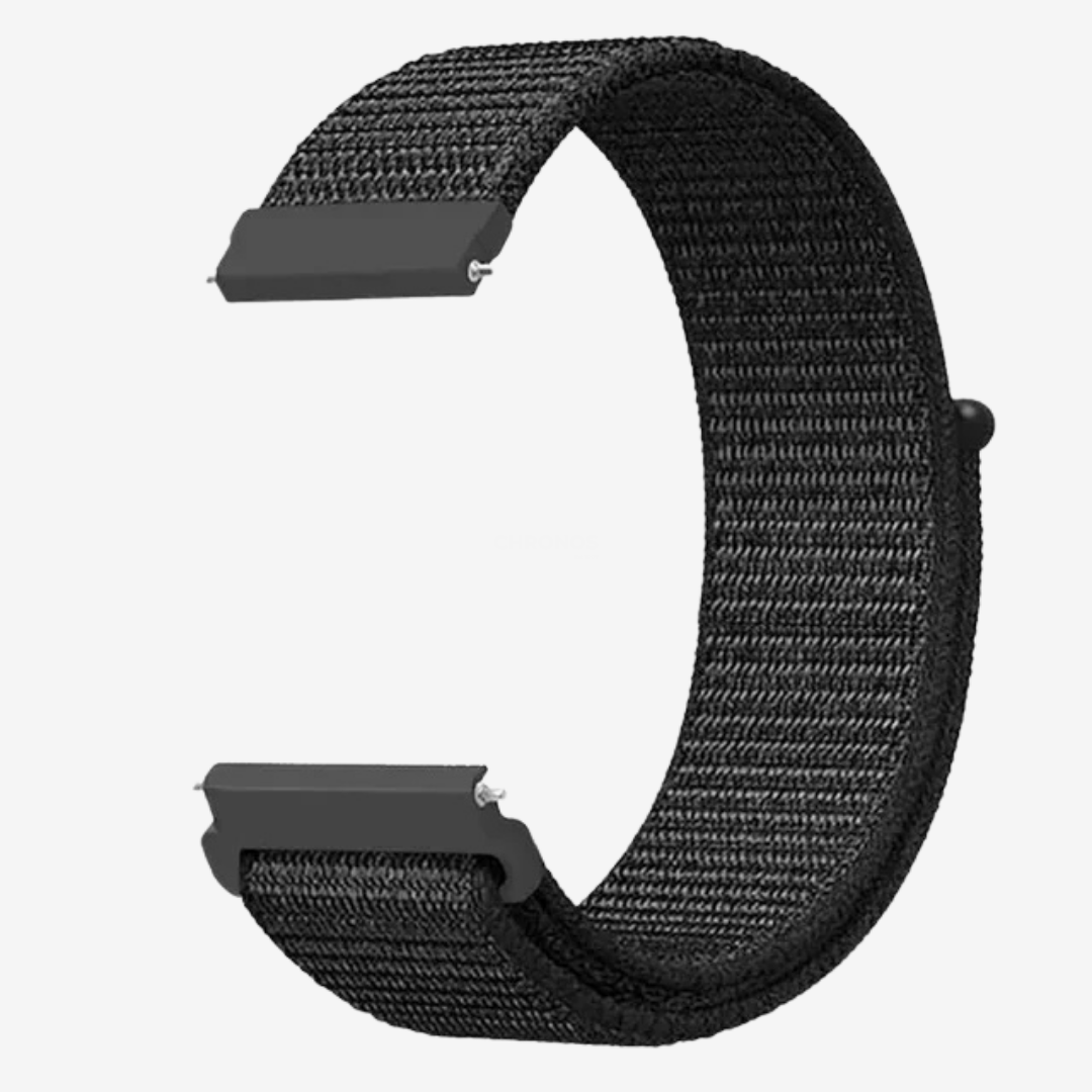 Coros Watch Band - Comfort Nylon Loop - Dark Grey - Watch Band