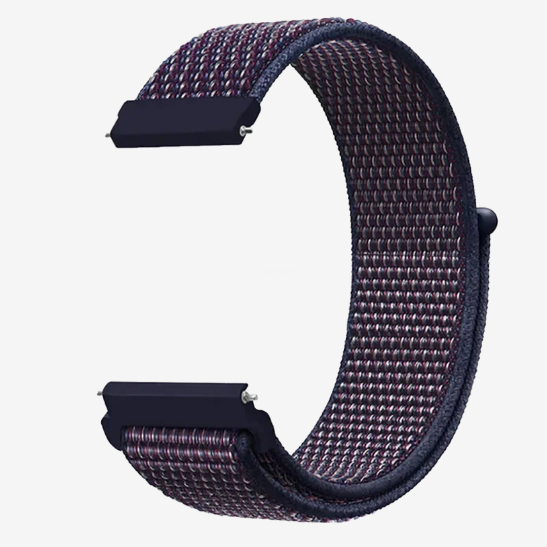 Coros Watch Band - Comfort Nylon Loop - Dark Violet - Watch Band