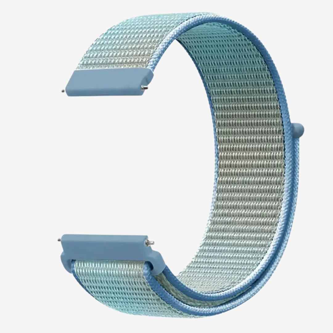 Coros Watch Band - Comfort Nylon Loop - Light Blue - Watch Band