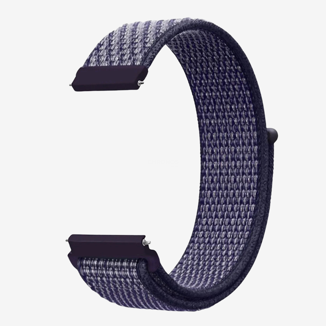 Coros Watch Band - Comfort Nylon Loop - Purple 1 - Watch Band